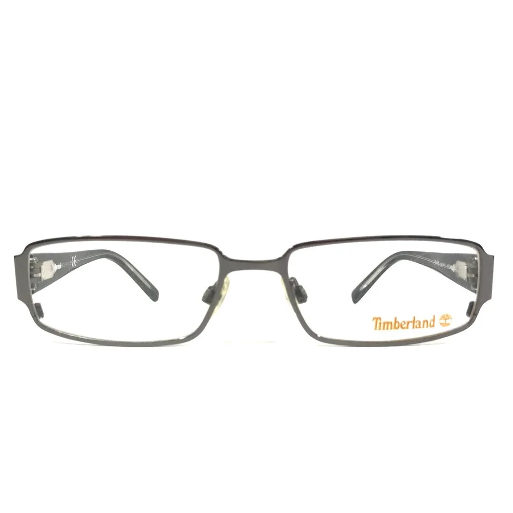 Timberland Eyeglasses Frames TB1035 Col. H41 Silver Black Rectangle 54-17-140
